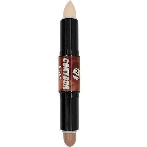 W7 Contour Stick, doppelseitiger Konturstift mit Bronzer und Highlighter, Make-up-Werkzeug zum Konturieren und Hervorheben