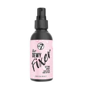 W7 The Dewy Fixer Fixačný sprej, 60 ml, Dlhodobý fixačný sprej na make-up - Fixátor make-upu