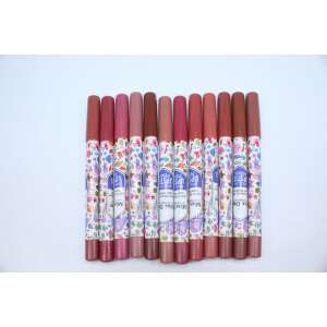 Комплект от 12 молива за устни Miss Demi Impeccable, водоустойчив, дълготраен, 12 различни цвята - Уста