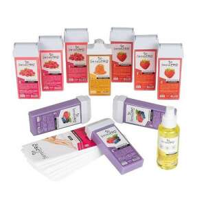 Set de epilare SensoPro cu 10 cartușe de ceară, ulei și benzi pentru epilare - Frumusețe și sănătate