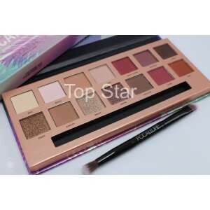 Focallure Tropical Vacation Lidschattenpalette geöffnet, zeigt die 14 Lidschattenfarben, darunter matte und schimmernde Farben - Lidschatten