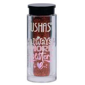Ushas Always More Glitter Eyeshadow, Copper Glitter, 4g - Eyeshadow