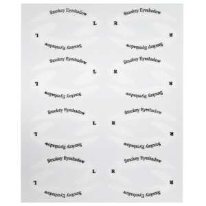 Szablony do makijażu - 10 sztuk wielokrotnego użytku szablonów do tworzenia idealnych smokey eyes - Cień do powiek