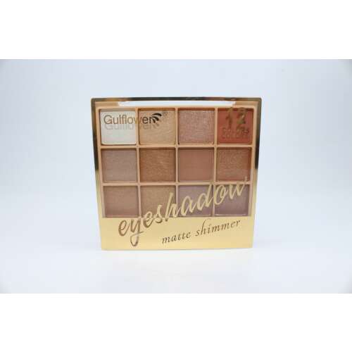 Gulflower 12 color eyeshadow palette, matte shimmer, 02