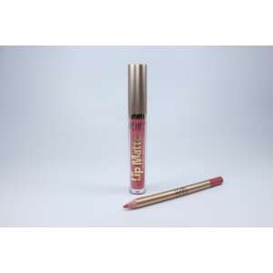 Ushas Lip Matte Lippenstift und Lipliner Set, langanhaltend, wasserfest, mattes Finish - Lippenstift