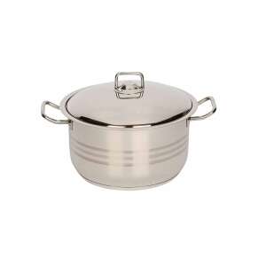 Stainless steel pot with lid, 21 liter capacity - Cookware & bakeware