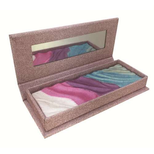 Technic Colour Wave Fairy Tale Lidschatten- und Rouge-Palette, geöffnete Box, die die bunten Lidschatten und Rouge-Farben zeigt