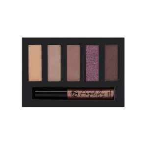 W7 Amplify Unmistakable Eyeshadow Palette with 5 shades and liquid blush - W7