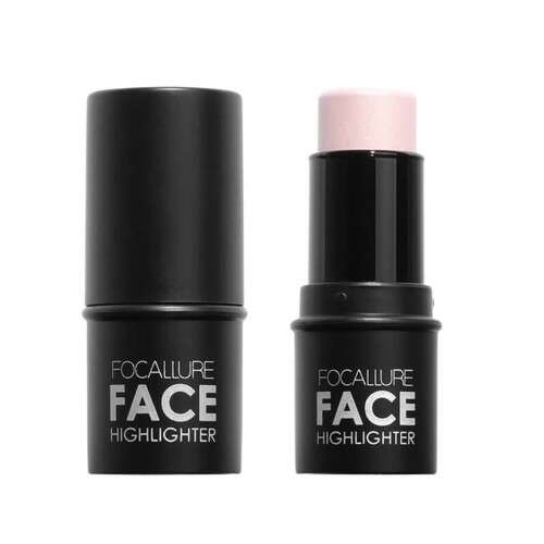 Focallure Face Highlighter Stick, Silver shade, 01, open product