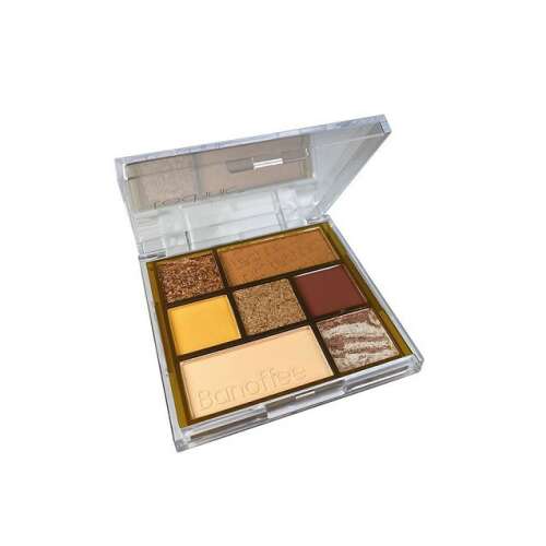 Paleta očných tieňov Technic Banoffee, 7 odtieňov, matné, trblietky a intenzívny krémový lesk