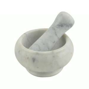 Elegáns Márvány Mozsár és Törő - 8 cm