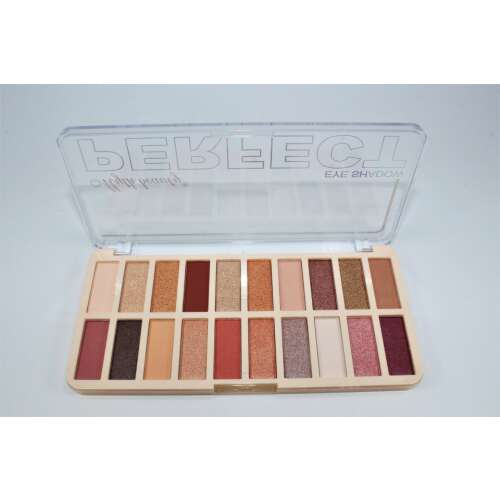 Myth Beauty Perfect 20 Color Lidschatten-Palette, 20 Schimmer- und Matt-Lidschatten