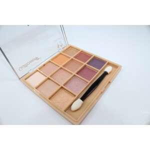 Paleta cieni do powiek Gulflower, 12 kolorów, matowe i błyszczące, 01 - Cień do powiek