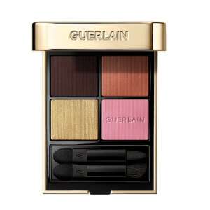 Paleta cieni do powiek Guerlain Ombres G 555 Metal Butterfly, kompaktowa z czterema odcieniami cieni i dwoma aplikatorami - Cień do powiek