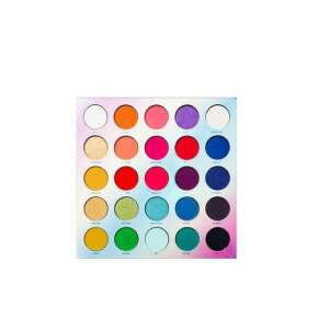 KissCrown Artistry eyeshadow palette with 25 vibrant colors - Eyeshadow