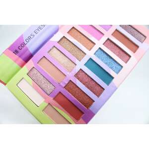 Mocallure 18 Farben Lidschatten Palette, Mehrfarbig - Lidschatten