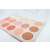 Gulflower Cosmetics Blush Palette, 15 shades, blush palette, makeup palette, blush, highlighter, contour