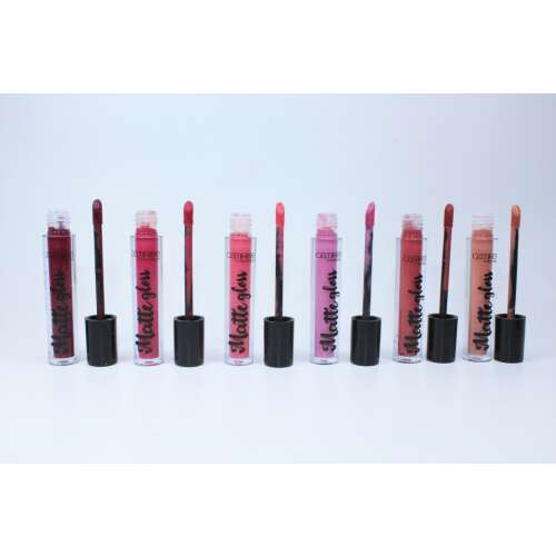 Sada 6 matných rúžov Catrice Cosmetics Matte Gloss, 6 rôznych odtieňov matného rúžu