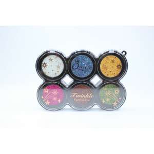 Queen Twinkle Glitter Eyeshadow Palette, 6 shades of shimmery eyeshadow for a sparkling, high-impact look - Eyeshadow