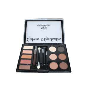 MB Natural Beauty Augenbrauen- und Lidschattenpalette mit Pinseln - Lidschatten