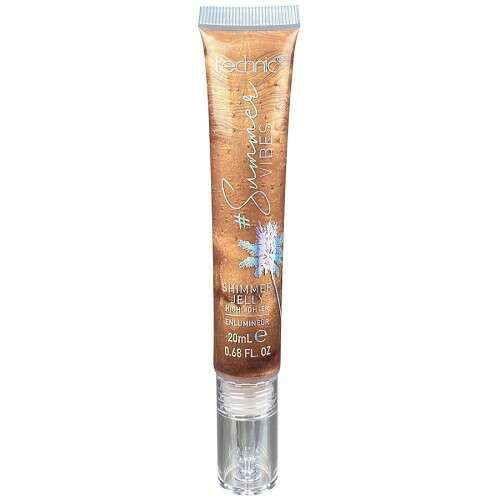 Technic Summer Vibes Shimmer Jelly Highlighter, Bronzed Beauty, 20 ml