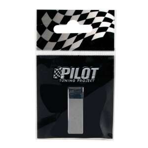 Pilot Tuning Project 3D letter I, 28mm chrome car sticker - Car decal