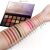 Qibest Magic Castle Eyeshadow Palette swatches on arm, 18 colors