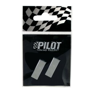 Autocolant 3D crom Type-3 (28mm) simbol - " / / " 131513745 - Abțibilduri auto.