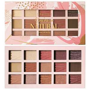 Sunkissed You're a Natural Eyeshadow Palette, 15 Vegan Shades, Makeup Palette - Sunkissed