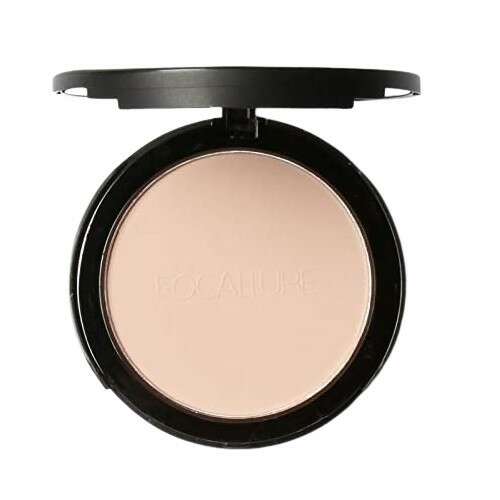 Focallure Face Pressed Powder, 01, Makeup Powder, Setting Powder, Matte Finish