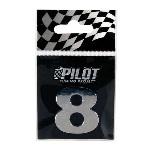 Pilot Tuning Project Număr 3D 8 Autocolant