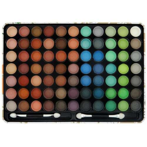 W7 Paintbox Lidschattenpalette mit 77 Farben