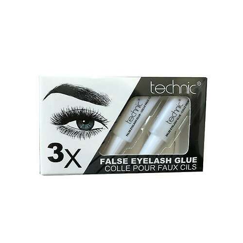 Technic 3x Lipici pentru gene false, pachet de 3, pentru aplicarea genelor false