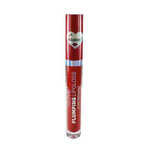 Technic Plumping Lipgloss, volumizing lip gloss, red color, 3 ml