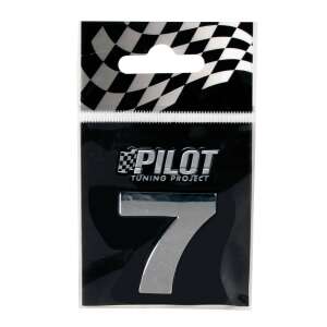 Pilot Tuning Project număr 3D 7 autocolant - Abțibilduri auto.