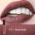 Focallure Matte Liquid Lipstick Rose Valet shade on lips, long-lasting, full coverage, creamy texture