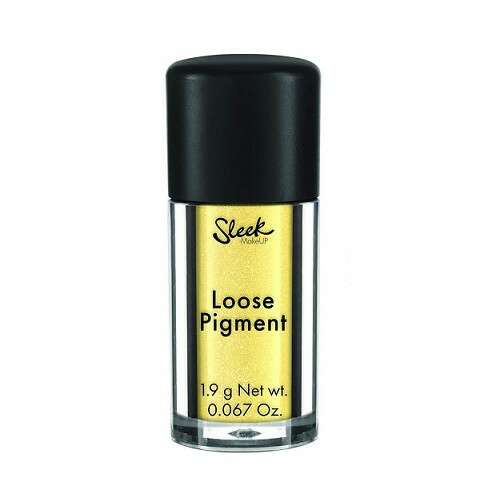 Sleek Makeup Loose Pigment in Rush, a gold eyeshadow
