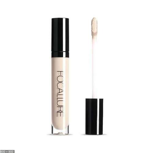 Focallure Concealer, long-lasting, light cream, shade 02, with applicator