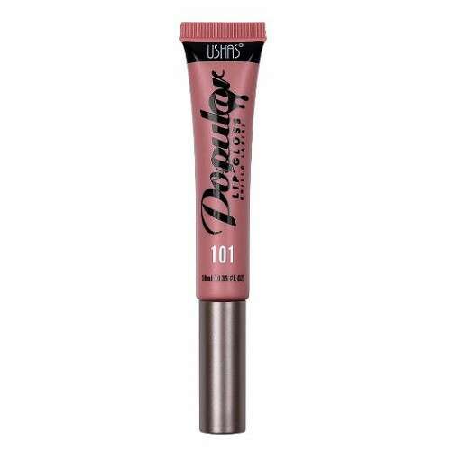 Ushas Popular Lip Gloss 101, 10 ml, Pink Lip Gloss