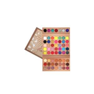 Geaimei Lidschattenpalette mit 63 Farben, geöffnet, um alle Farbtöne zu zeigen, mit einer Auswahl an matten und schimmernden Farbtönen für einen kühnen und trendigen Look - Lidschatten