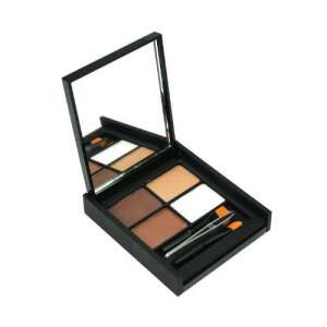 Technic Ultimate Brow Kit, open box showing eyebrow powders, wax, brushes, and tweezers - Eyebrow tint