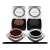 Taliaimei 2 in 1 Eyeliner Gel and Eyebrow Cake, brown and black, with brush