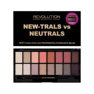 Paleta cieni do powiek Makeup Revolution New-Trals vs Neutrals, 16 odcieni - Cień do powiek