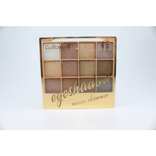 Gulflower Lidschatten-Palette, 12 Farben, Matt Shimmer, Lidschatten-Palette
