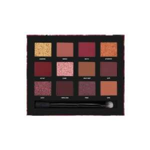 W7 Let's Party Eyeshadow Palette with Vickaboo Pressed Pigment, 12 shades - W7