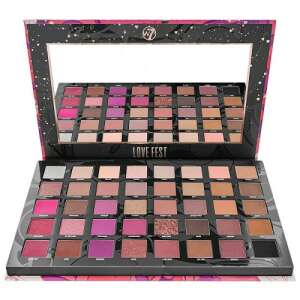 W7 Love Fest Express Yourself Eyeshadow Palette, 40 shades, including matte, shimmer, and glitter - W7
