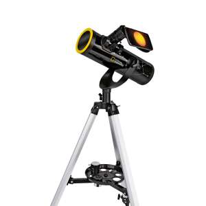 National Geographic 76/350 teleszkóp napszűrővel, állvánnyal, okostelefon adapterrel és kiegészítőkkel - Teleszkóp