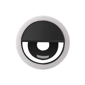 Uslion Selfie Ring Light, schwarzes Modell, Vorderansicht - LED Ringlichter