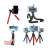Flexible tripod stand for smartphone, GoPro, camera, mirrorless, red, blue, black