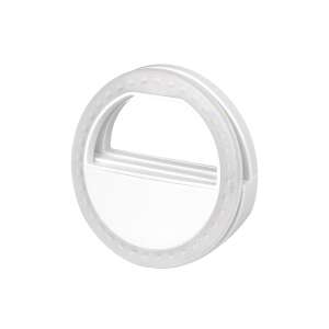 Envisage Selfie Ring Light за телефон и таблет, бял, страничен изглед на пръстеновидната светлина - LED кръгла светлина и кръгла лампа